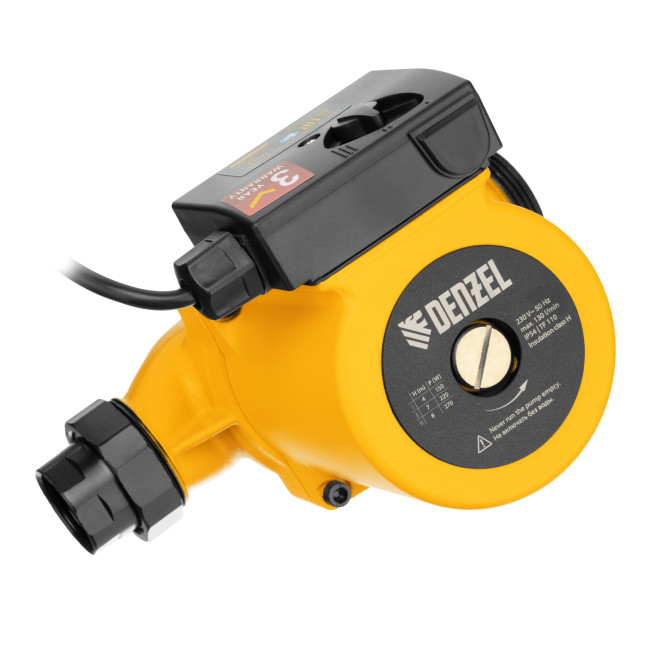 Циркуляционный насос CP25-8, напор 8 м, 130 л/мин, 1 м кабель, монт. длина 180 мм Denzel в Новосибирске