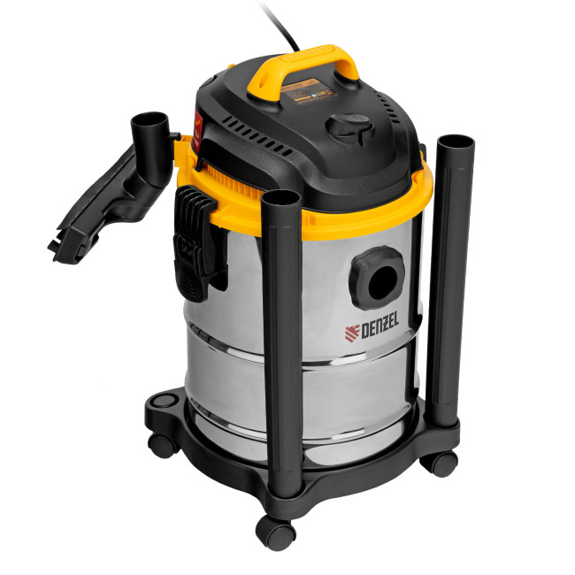 Пылесос строительный SVC15, 1200 Вт, бак 15 л, шланг 2 м Denzel в Новосибирске Пылесос строительный SVC15, 1200 Вт, бак 15 л, шланг 2 м Denzel в Новосибирске