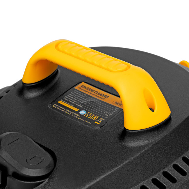 Пылесос строительный SVC15, 1200 Вт, бак 15 л, шланг 2 м Denzel в Новосибирске Пылесос строительный SVC15, 1200 Вт, бак 15 л, шланг 2 м Denzel в Новосибирске