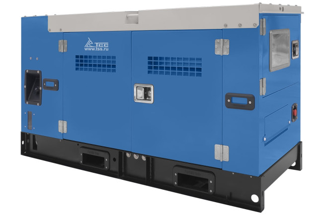 Дизельный генератор ТСС АД-16С-230-1РКМ5 в шумозащитном кожухе в Новосибирске