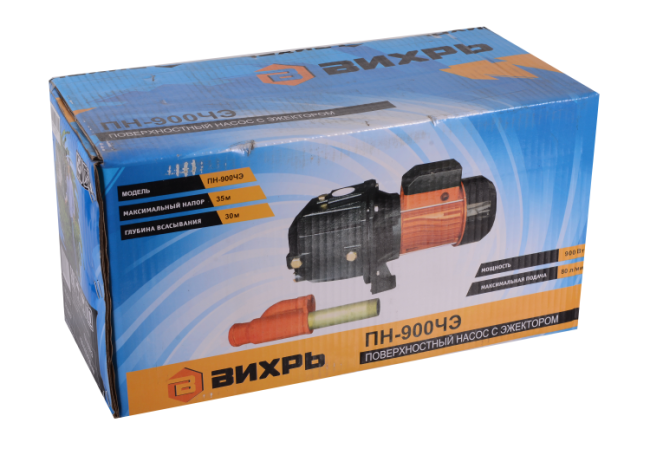 Поверхностный насос ВИХРЬ ПН-900ЧЭ в Новосибирске