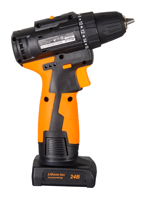 Дрель-шуруповерт аккумуляторная Вихрь ДА-24Л-2К/Б (бесщеточный двигатель) в Новосибирске