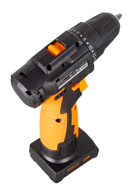 Дрель-шуруповерт аккумуляторная Вихрь ДА-24Л-2К/Б (бесщеточный двигатель) в Новосибирске