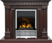 Каминокомплект Dallas - Темный дуб с очагом Flagstaff