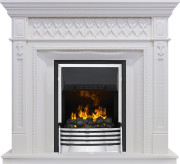 Каминокомплект Alexandria - Белый дуб с очагом Flagstaff Каминокомплект Alexandria - Белый дуб с очагом Flagstaff