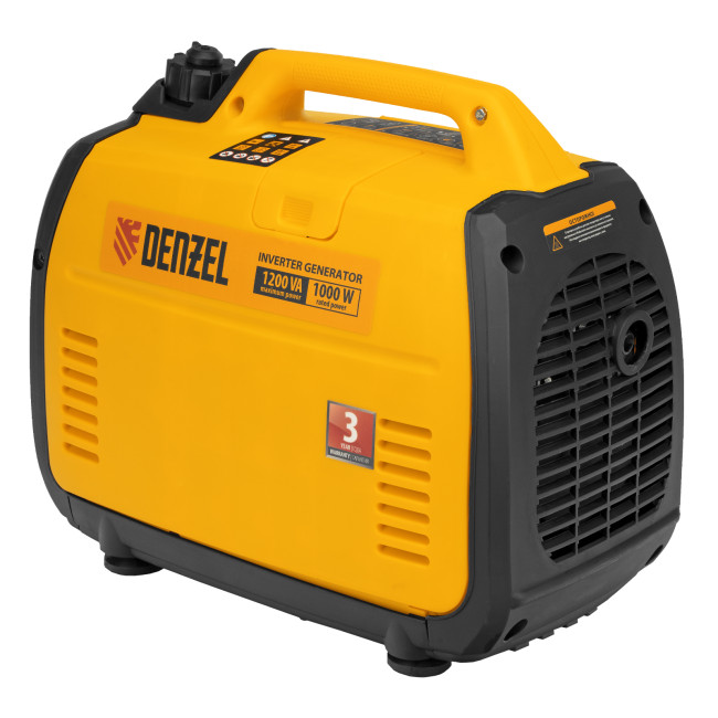 Генератор инверторный GT-1200iS, 1.2 кВт, 230 В, бак 2.4 л, закрытый корпус, ручной старт Denzel в Новосибирске