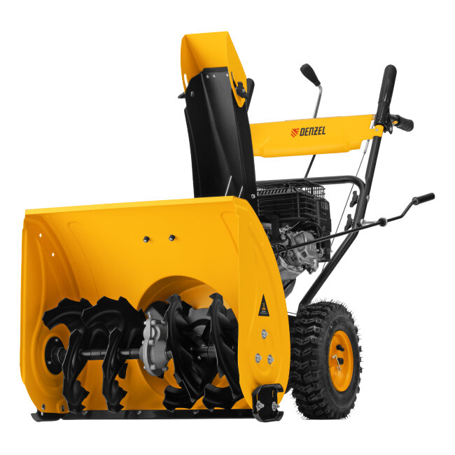 Бензиновая снегоуборочная машина SBM 610, 212 cc, ручной старт, фара Denzel в Новосибирске