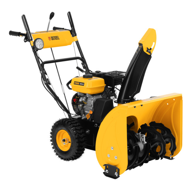 Бензиновая снегоуборочная машина SBM 610, 212 cc, ручной старт, фара Denzel в Новосибирске