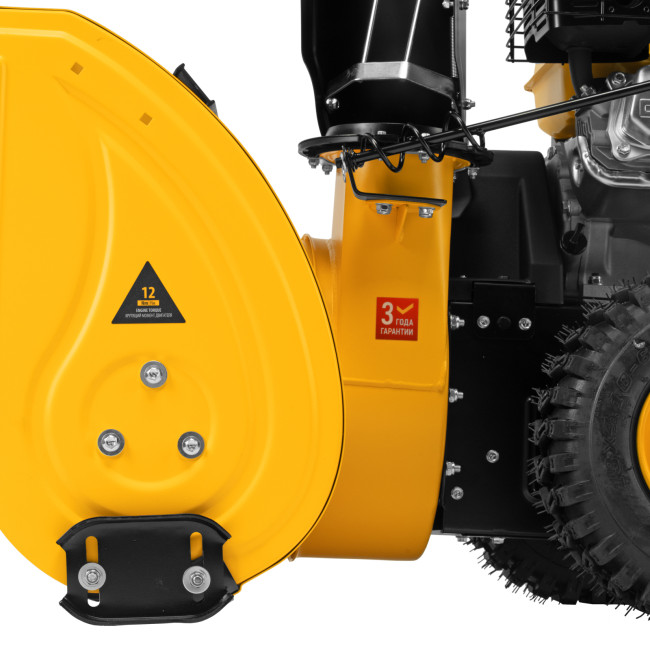 Бензиновая снегоуборочная машина SBM 610, 212 cc, ручной старт, фара Denzel в Новосибирске