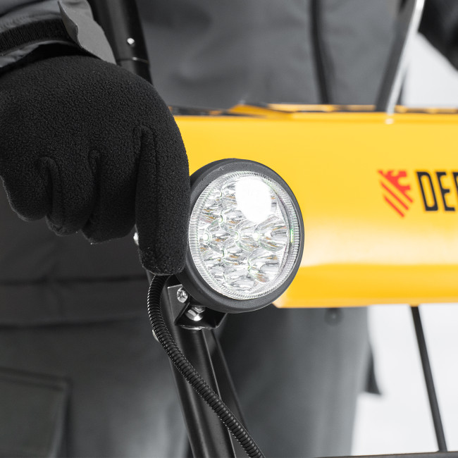 Бензиновая снегоуборочная машина SBM 610, 212 cc, ручной старт, фара Denzel в Новосибирске