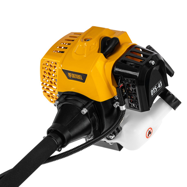 Триммер бензиновый DTS-43, 43 см3, неразъемная штанга, состоит из 2 частей Denzel в Новосибирске
