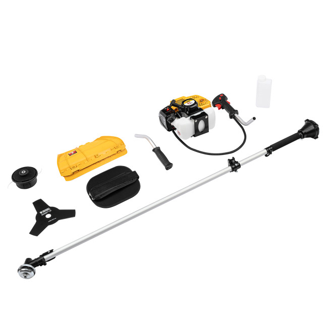 Триммер бензиновый DTS-43, 43 см3, неразъемная штанга, состоит из 2 частей Denzel в Новосибирске