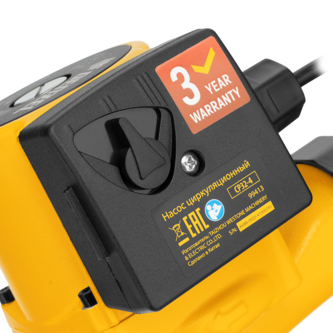 Циркуляционный насос CP32-4, напор 4 м, 50 л/мин, 1 м кабель, монт. длина 180 мм Denzel в Новосибирске