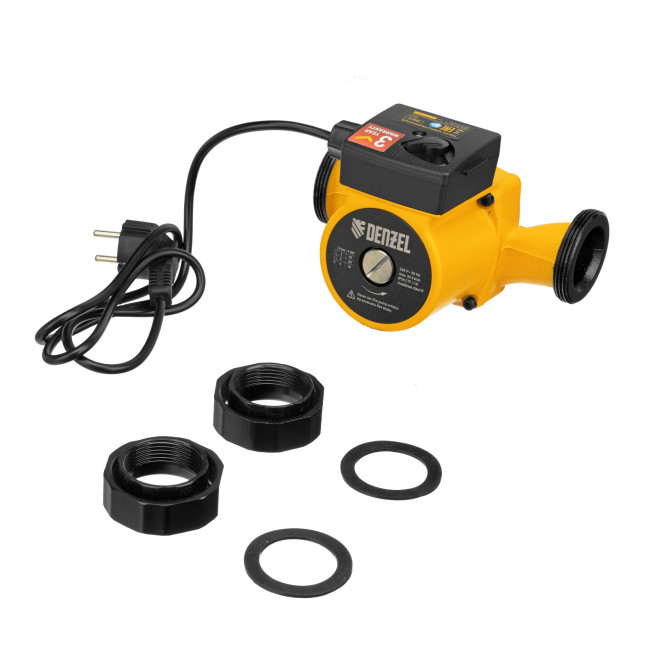 Циркуляционный насос CP32-4, напор 4 м, 50 л/мин, 1 м кабель, монт. длина 180 мм Denzel в Новосибирске