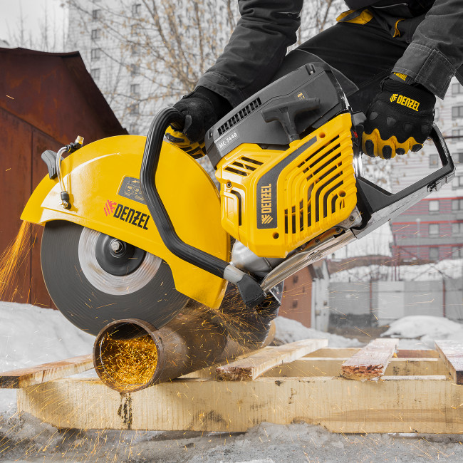 Бензорез МС-7440, 74 см3, диаметр диска 400 мм DENZEL в Новосибирске