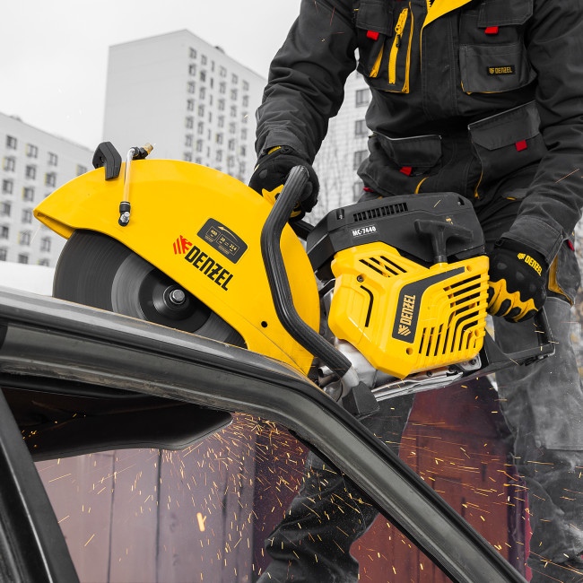 Бензорез МС-7440, 74 см3, диаметр диска 400 мм DENZEL в Новосибирске