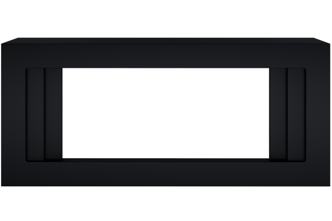 Каминокомплект Line 42 - Черный с очагом Vision 42 LOG LED в Новосибирске