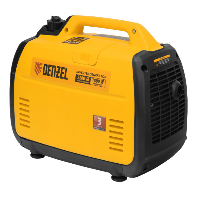 Генератор инверторный GT-2200iS, 2.2 кВт, 230 В, бак 4 л, закрытый корпус, ручной старт Denzel в Новосибирске Генератор инверторный GT-2200iS, 2.2 кВт, 230 В, бак 4 л, закрытый корпус, ручной старт Denzel в Новосибирске