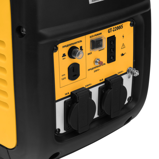 Генератор инверторный GT-2200iS, 2.2 кВт, 230 В, бак 4 л, закрытый корпус, ручной старт Denzel в Новосибирске Генератор инверторный GT-2200iS, 2.2 кВт, 230 В, бак 4 л, закрытый корпус, ручной старт Denzel в Новосибирске