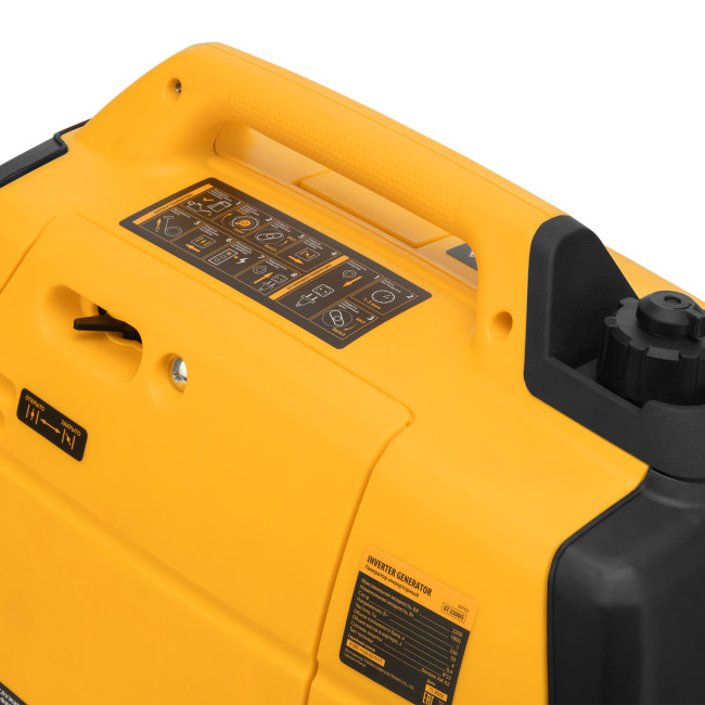 Генератор инверторный GT-2200iS, 2.2 кВт, 230 В, бак 4 л, закрытый корпус, ручной старт Denzel в Новосибирске Генератор инверторный GT-2200iS, 2.2 кВт, 230 В, бак 4 л, закрытый корпус, ручной старт Denzel в Новосибирске