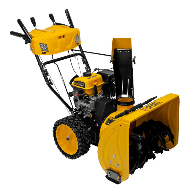 Бензиновая снегоуборочная машина SBM 610S PRO, 212 cc, электростартер, фара, обогрев Denzel в Новосибирске