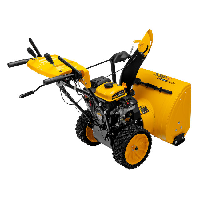 Бензиновая снегоуборочная машина SBM 610S PRO, 212 cc, электростартер, фара, обогрев Denzel в Новосибирске