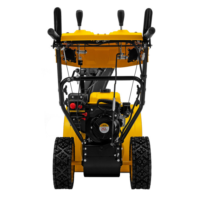 Бензиновая снегоуборочная машина SBM 610S PRO, 212 cc, электростартер, фара, обогрев Denzel в Новосибирске