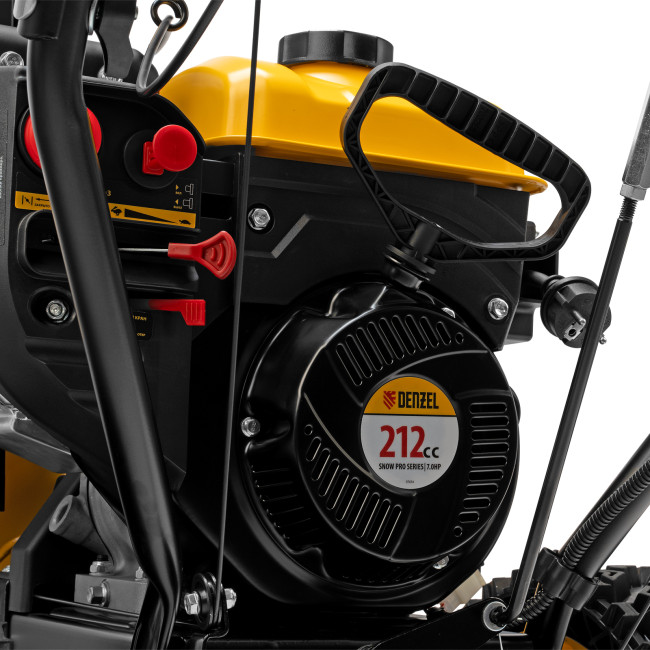 Бензиновая снегоуборочная машина SBM 610S PRO, 212 cc, электростартер, фара, обогрев Denzel в Новосибирске