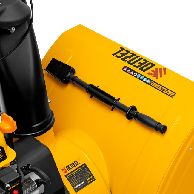 Бензиновая снегоуборочная машина SBM 610S PRO, 212 cc, электростартер, фара, обогрев Denzel в Новосибирске