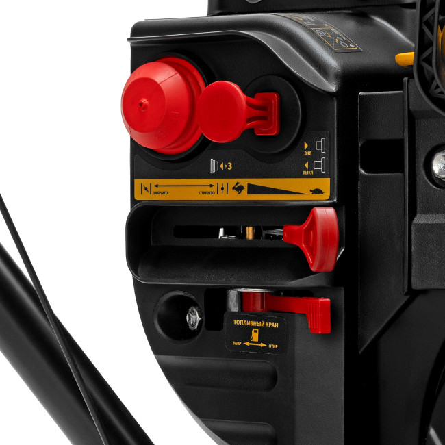 Бензиновая снегоуборочная машина SBM 610S PRO, 212 cc, электростартер, фара, обогрев Denzel в Новосибирске