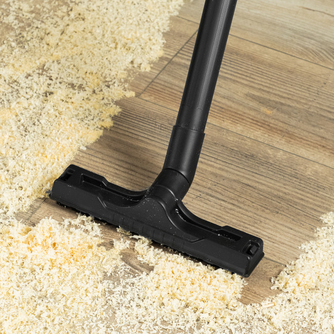 Пылесос строительный RVC30, 1400 Вт, бак 30 л, шланг 3 м, розетка с автосинхр. Denzel в Новосибирске