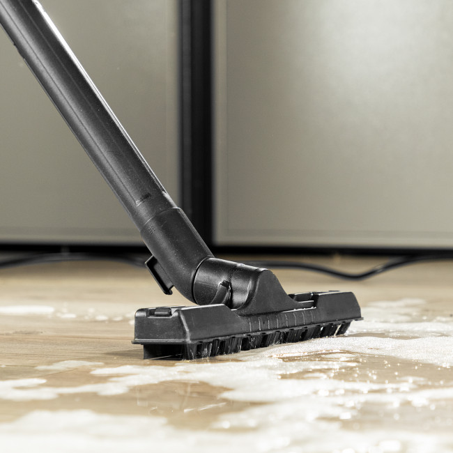 Пылесос строительный RVC30, 1400 Вт, бак 30 л, шланг 3 м, розетка с автосинхр. Denzel в Новосибирске