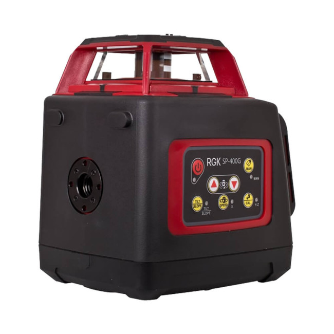 Комплект: ротационный нивелир RGK SP-400G + штатив RGK SH-170 рейка RGK LR-2 в Новосибирске