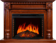 Каминокомплект Edinburg - Орех с очагом Dioramic 33 LED FX