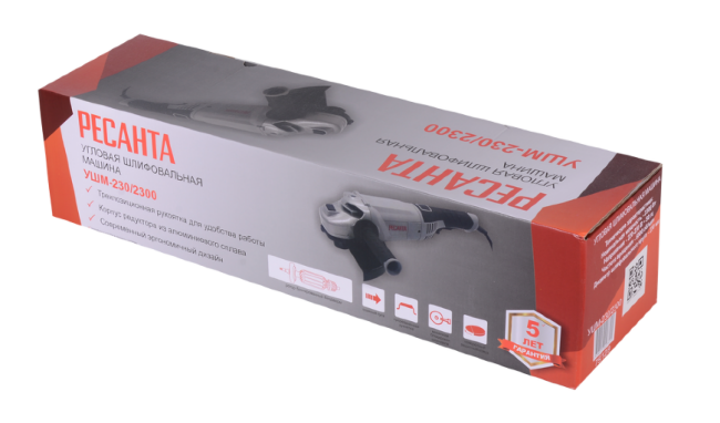 Углошлифовальная машина УШМ-230/2300 Ресанта в Новосибирске