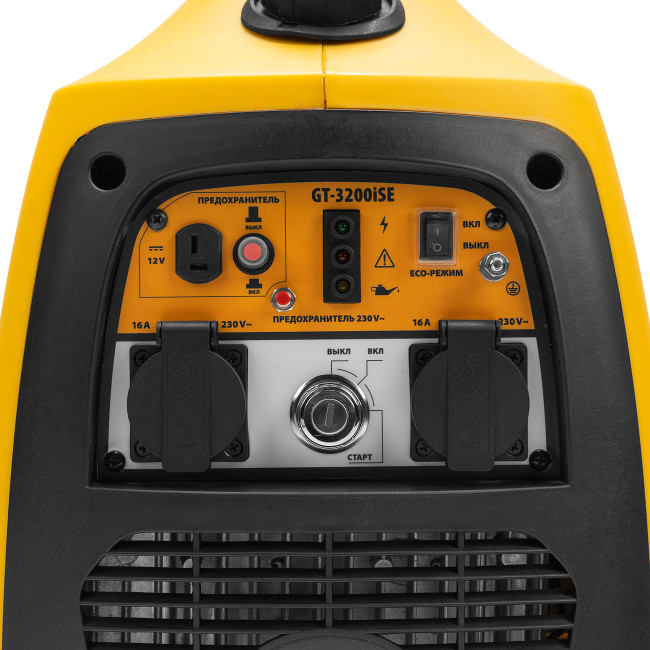 Генератор инверторный GT-3200iSE, 3.2 кВт, 230 В, бак 6 л, закрытый корпус, электростартер Denzel в Новосибирске