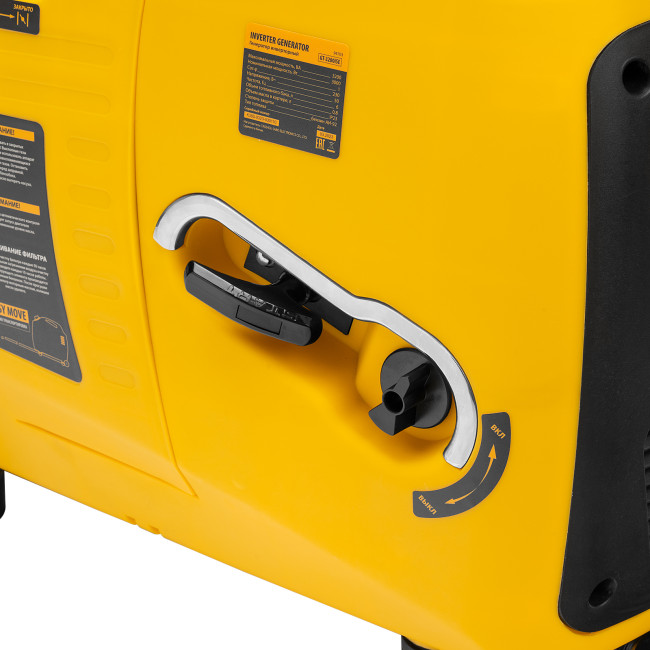 Генератор инверторный GT-3200iSE, 3.2 кВт, 230 В, бак 6 л, закрытый корпус, электростартер Denzel в Новосибирске