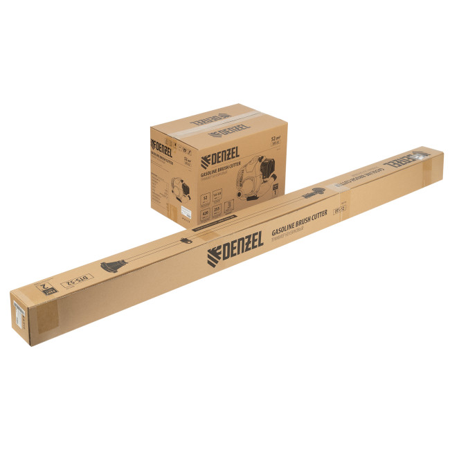 Триммер бензиновый DTS-52, 52 см3, неразъемная штанга, состоит из 2 частей Denzel в Новосибирске