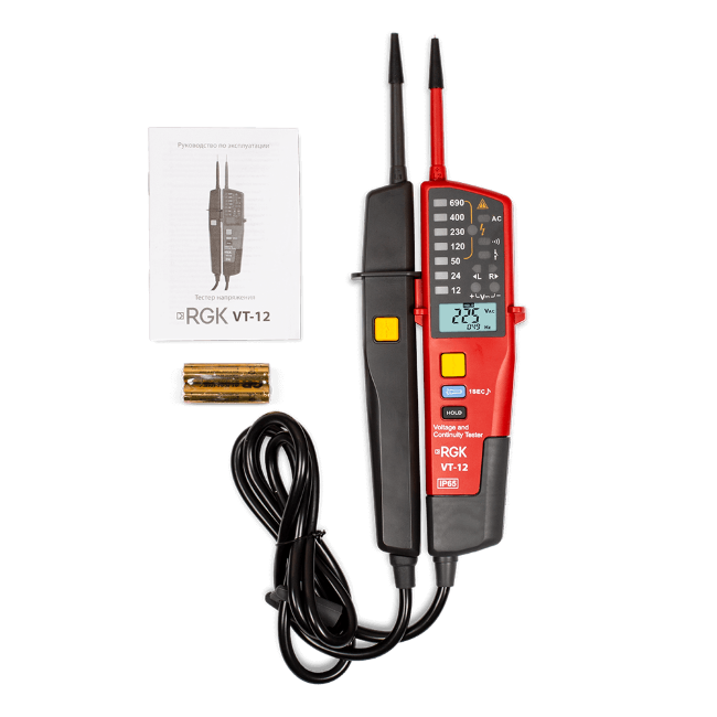 Тестер напряжения RGK VT-12 в Новосибирске