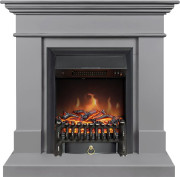 Каминокомплект California STD CRM (Разборный) - Санд грей с очагом Fobos FX Black Каминокомплект California STD CRM (Разборный) - Санд грей с очагом Fobos FX Black