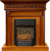 Каминокомплект Valletta - Орех с очагом Majestic FX M Black RC Каминокомплект Valletta - Орех с очагом Majestic FX M Black RC