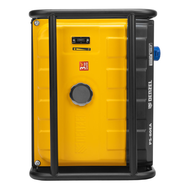 Генератор бензиновый PS 80 EA, 8.0 кВт, 230 В, 25 л, коннектор автоматики, электростартер Denzel в Новосибирске