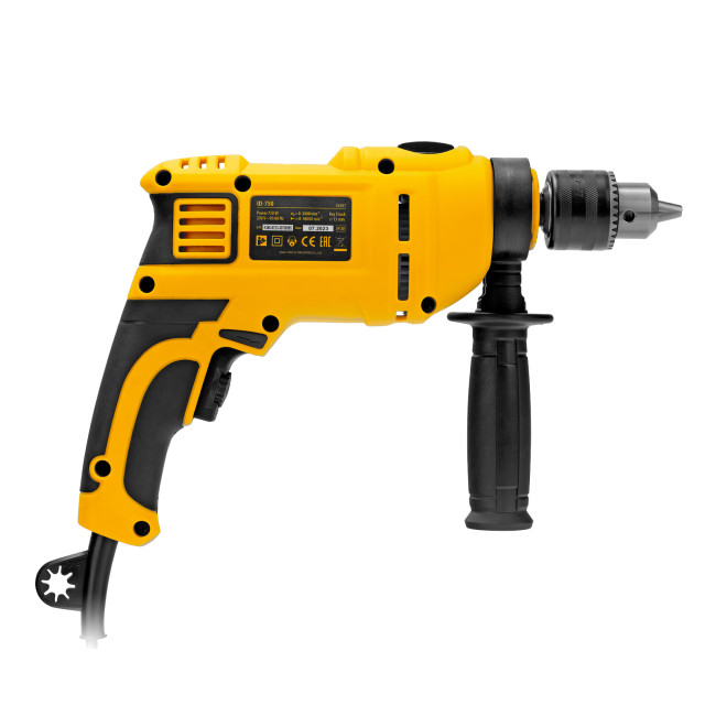 Дрель ударная ID-750, 750 Вт, 0-3000 об/мин, 48000 уд/мин Denzel в Новосибирске