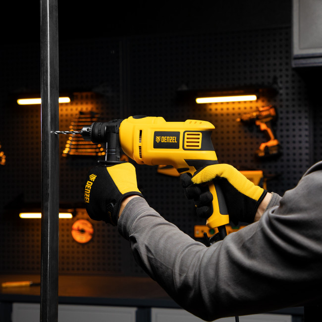 Дрель ударная ID-750, 750 Вт, 0-3000 об/мин, 48000 уд/мин Denzel в Новосибирске