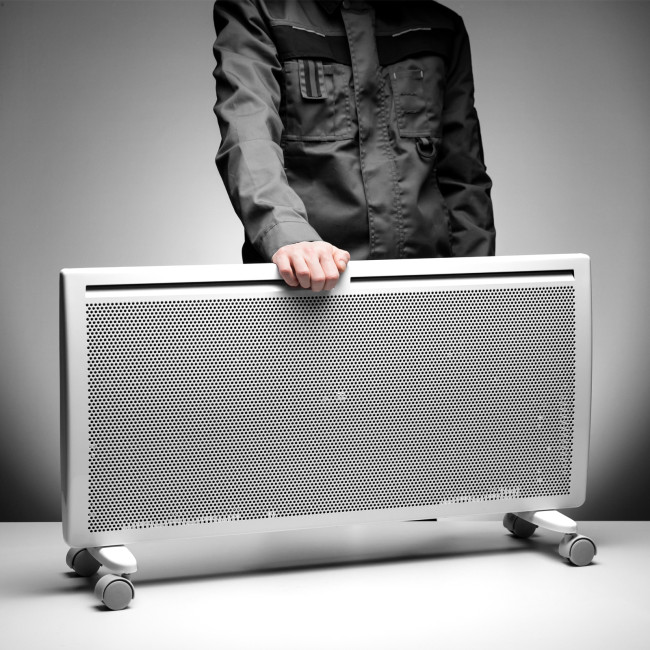 Конвектор гибридный электрический HybridX-2000, ИК нагреватель, цифровой термостат Denzel в Новосибирске