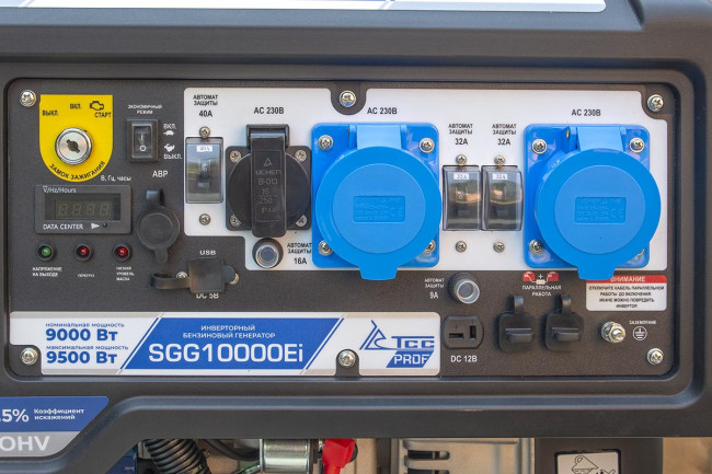 Бензогенератор инверторный SGG 10000Ei с блоком АВР в Новосибирске