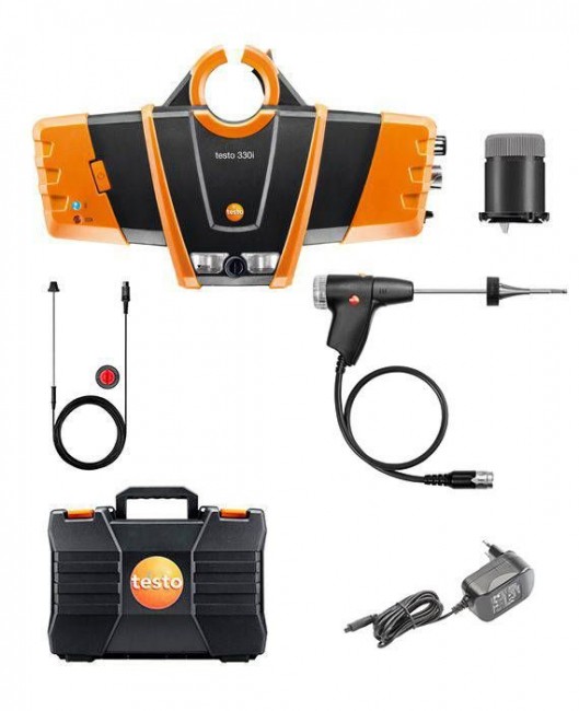 Расширенный комплект testo 330i для анализа дымовых газов в Новосибирске