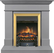 Каминокомплект California STD CRM (Разборный) - Санд грей с очагом Fobos FX Brass Каминокомплект California STD CRM (Разборный) - Санд грей с очагом Fobos FX Brass