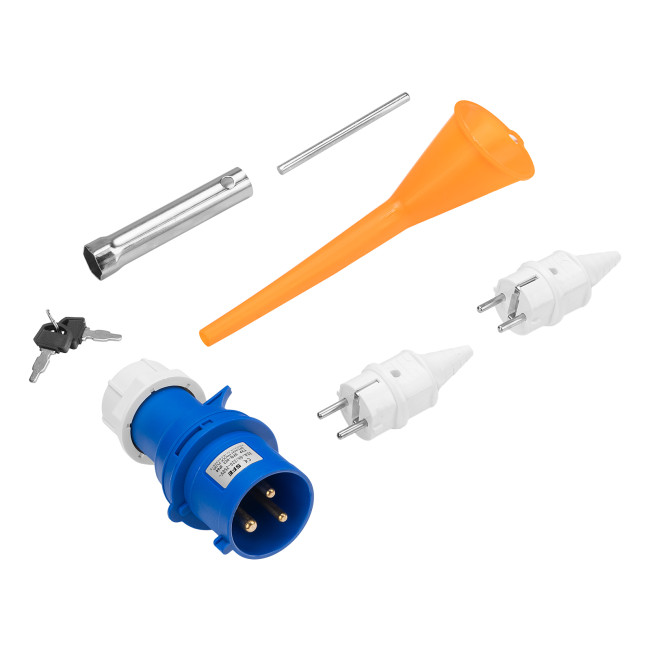 Генератор бензиновый PS 90 EA, 9.0 кВт, 230В, 25 л, коннектор автоматики, электростартер Denzel в Новосибирске