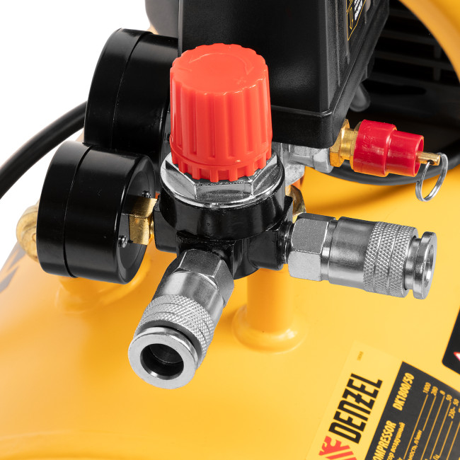 Компрессор воздушный DK1800/50, Х-PRO 1.8 кВт, 280л/мин, 50л Denzel в Новосибирске